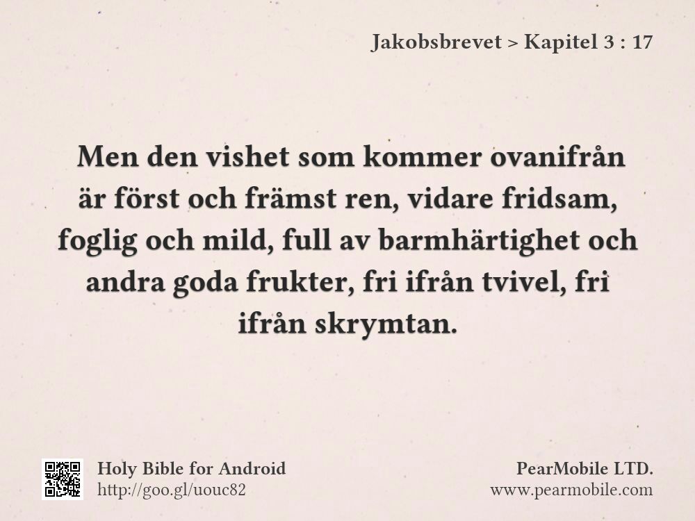 Jakobsbrevet, Kapitel 3:17